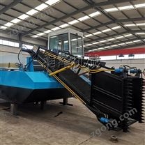 河南大型河道湖泊水面雜草收割船