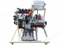 比亞迪秦驅(qū)動傳動系統(tǒng)解剖（發(fā)動機總成+變速箱總成）實訓臺