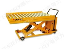 帶滾筒臺(tái)面的超低電動(dòng)平臺(tái)車