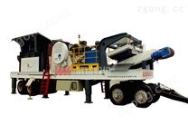輪胎式移動(dòng)破碎篩分站